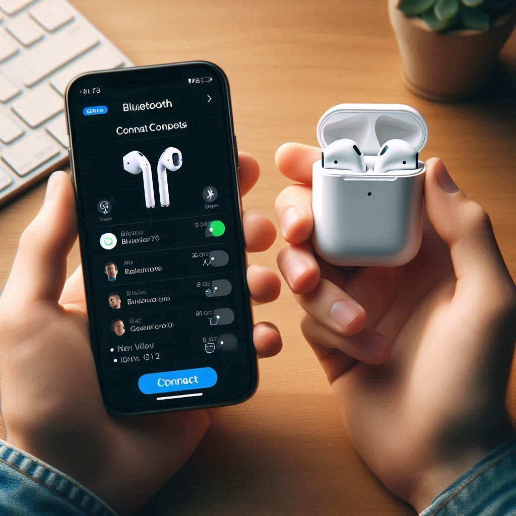 how to connect airpods to iphone